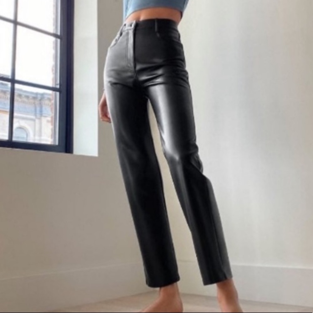 Aritzia Melina Leather Pants